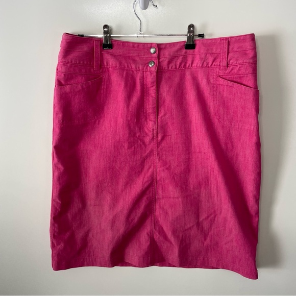 Christopher & Banks Dresses & Skirts - Christopher & Banks Bright Pink Pencil Skirt, size 14